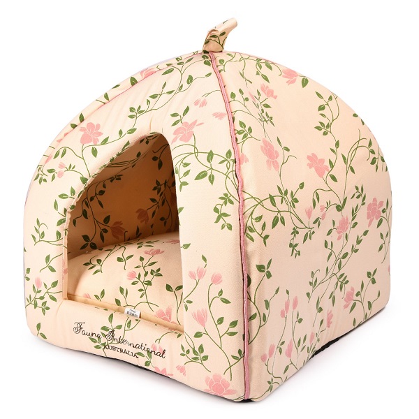 Домик для кошек Fauna International Igloo Rosie, бежевый, 35x35x40см