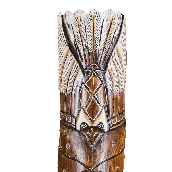 фото Декоративная маска sima-land абориген два лика 6х16х100 см
