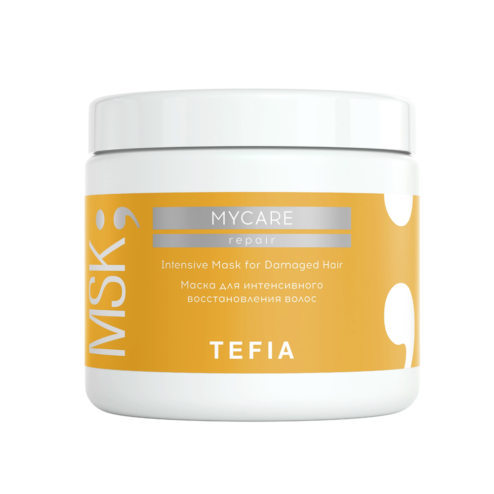 Маска TEFIA для интенсивного восстановления волос профессиональная 500мл, MYCARE Repair