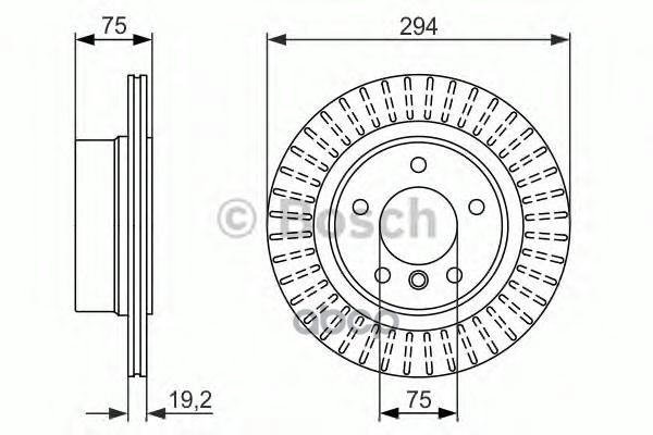 фото Диск тормозной bosch 0986479670