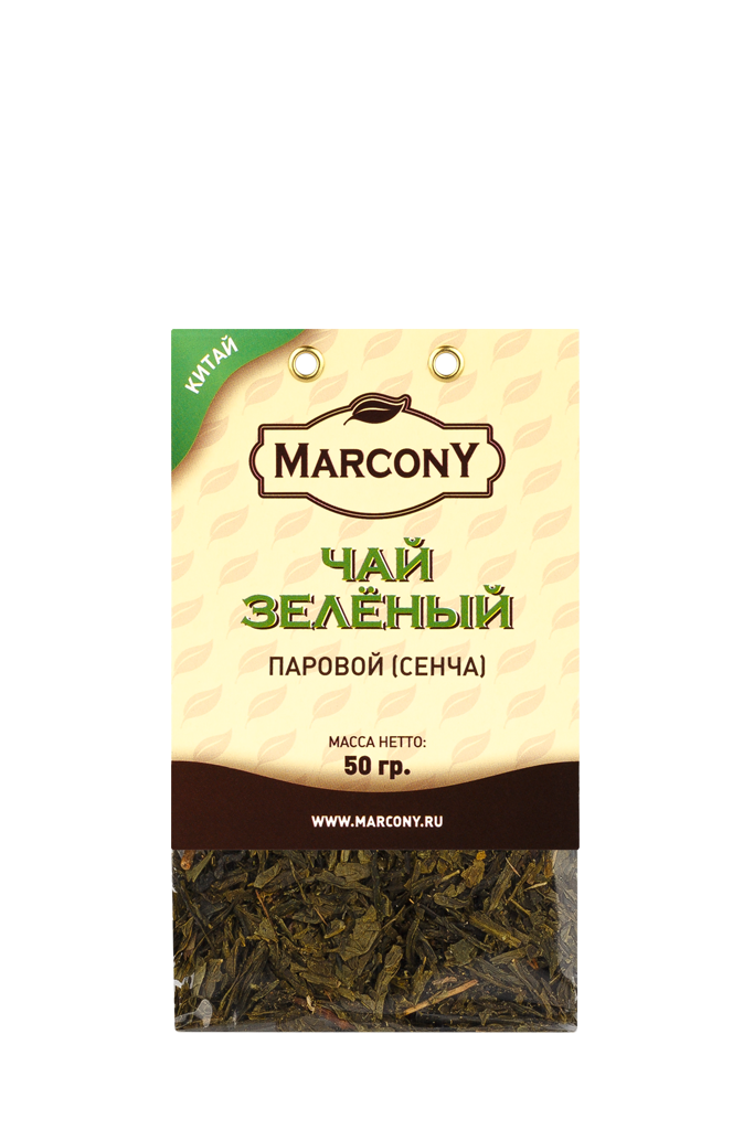 Чай Marcony зеленый паровой сенча 50 г