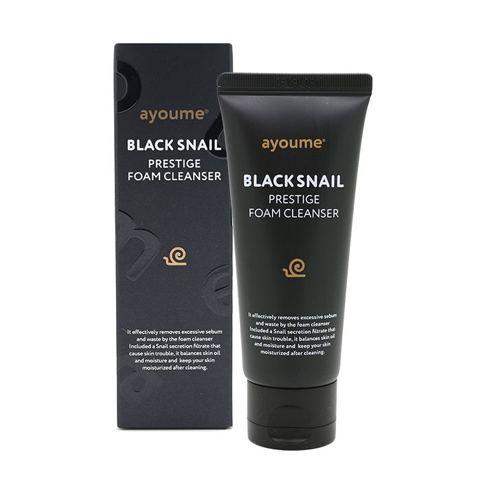 фото Пенка для умывания ayoume black snail prestige foam cleanser 60 мл