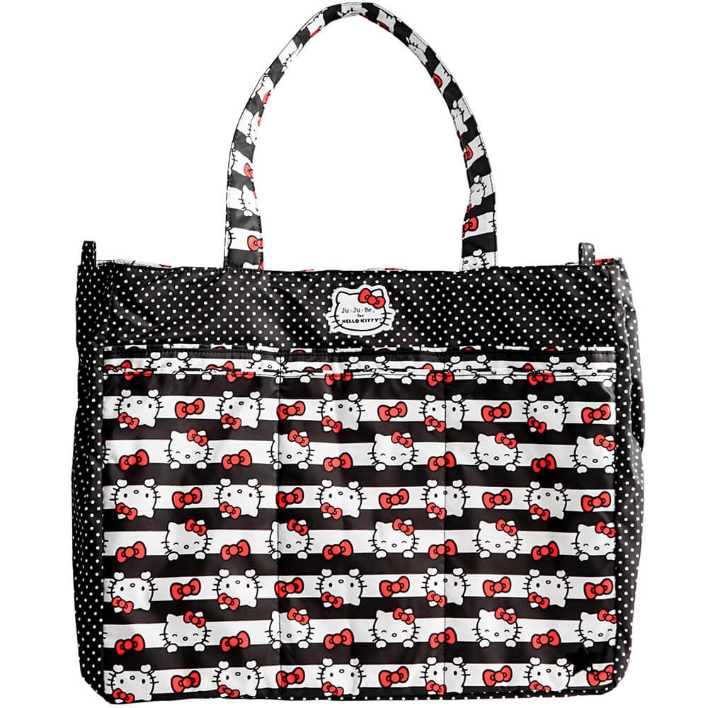 фото Сумка для мамы ju-ju-be super be hello kitty dots & stripes jujube