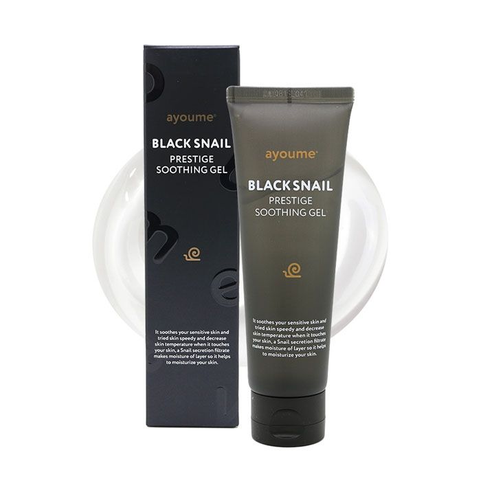 фото Гель для лица ayoume black snail prestige soothing gel, 120 мл