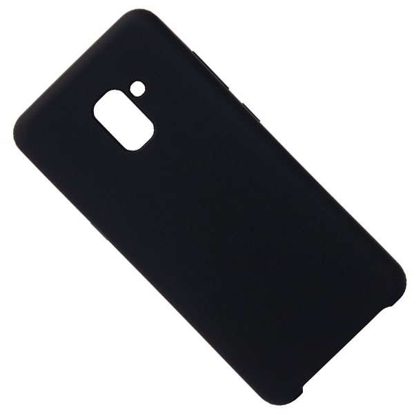 фото Чехол для samsung sm-a730f (galaxy a8+ 2018) силиконовый soft touch <черный> promise mobile