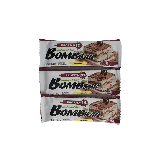 фото Батончик bombbar protein 3 60 г, 3 шт., тирамису