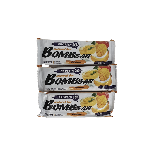 фото Батончик bombbar protein 3 60 г, 3 шт., манго/банан