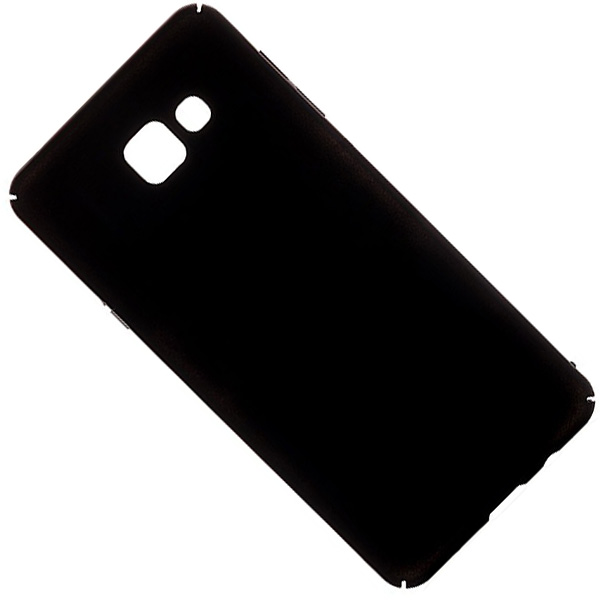 фото Чехол для samsung sm-a710f (galaxy a7 2016) задняя крышка пластик soft touch <черный> promise mobile