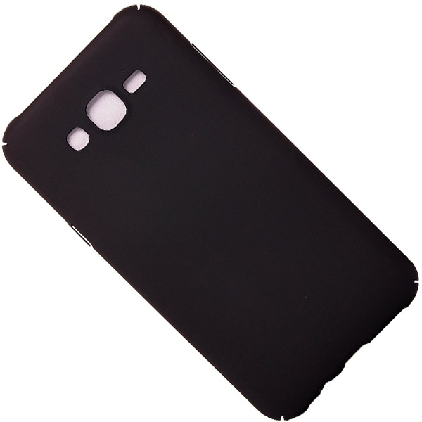 фото Чехол для samsung sm-j701 (galaxy j7 neo) задняя крышка пластик soft touch <черный> promise mobile