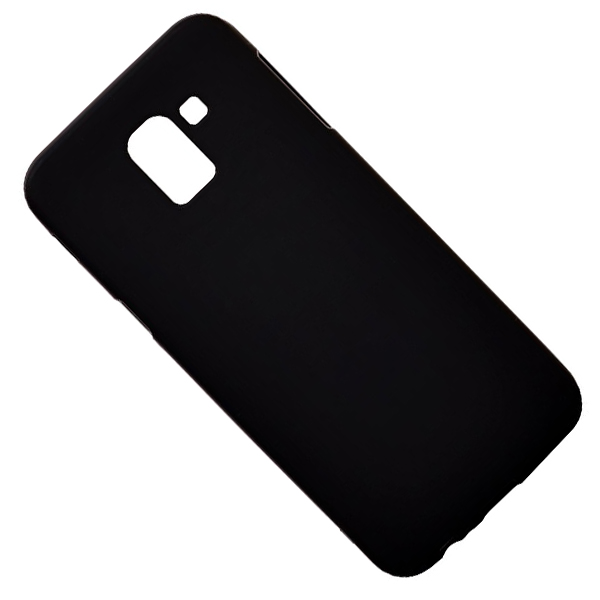 фото Чехол для samsung sm-j600f (galaxy j6 2018) силиконовый матовый <черный> promise mobile