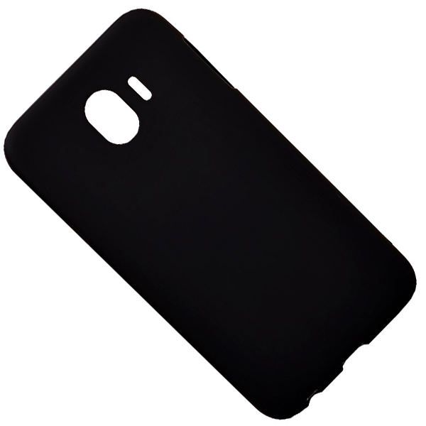 

Чехол для Samsung SM-J400F (Galaxy J4 2018) силиконовый матовый <черный>