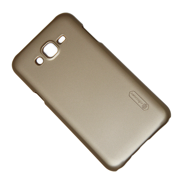 фото Чехол для samsung sm-j700f (galaxy j7) задняя крышка пластик ребристый nillkin <золото> promise mobile