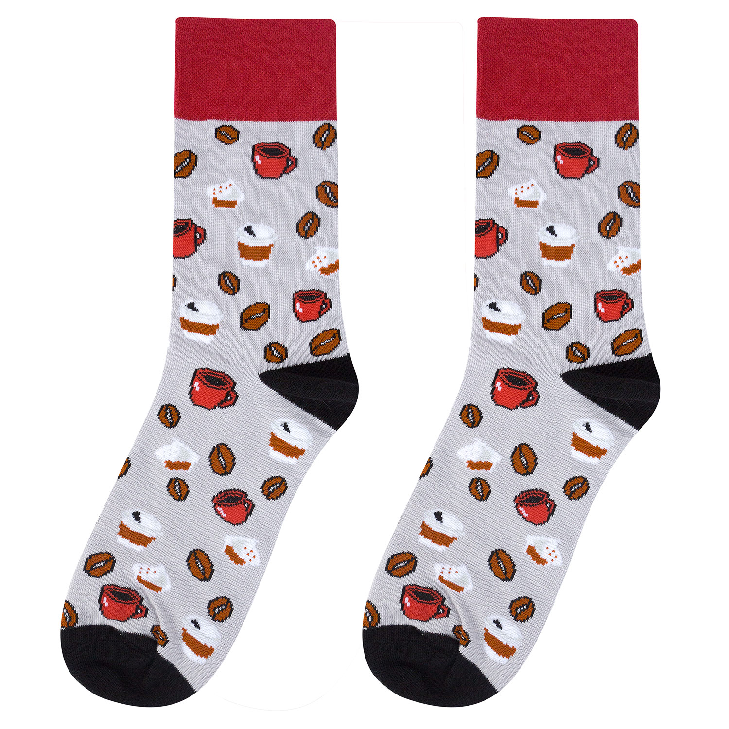 

Носки женские Kawaii Factory Кофе-брейк разноцветные 40-45, Кофе-брейк