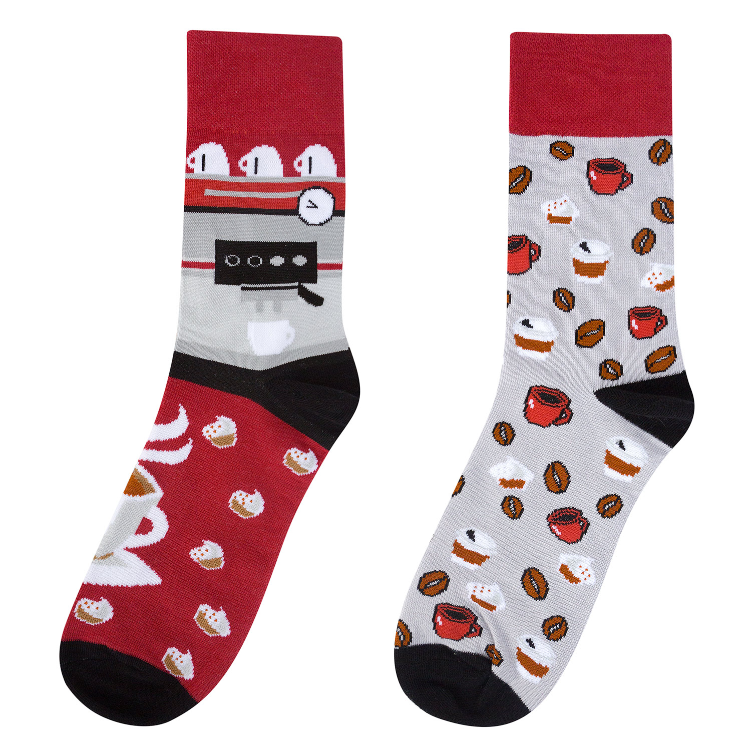 

Носки женские Kawaii Factory Кофе разноцветные 40-45, Кофе