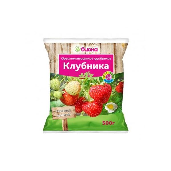 

Органоминеральное удобрение Биона Клубника 500 г, Клубника