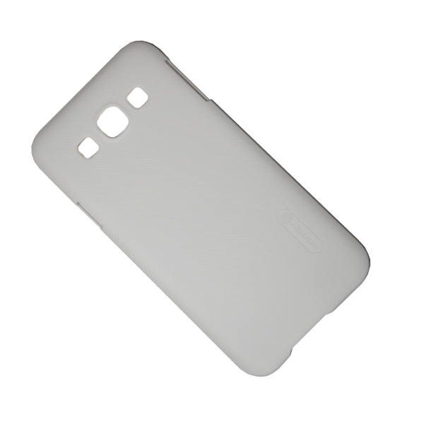 фото Чехол для samsung sm-e500h (galaxy e5) задняя крышка пластик ребристый nillkin <белый> promise mobile