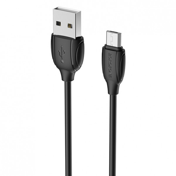 Кабель Borofone BX19  microUSB 1м Black