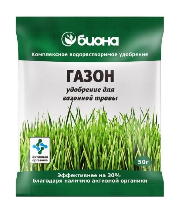 

Органоминеральное удобрение Биона Газон 50 г, Газон