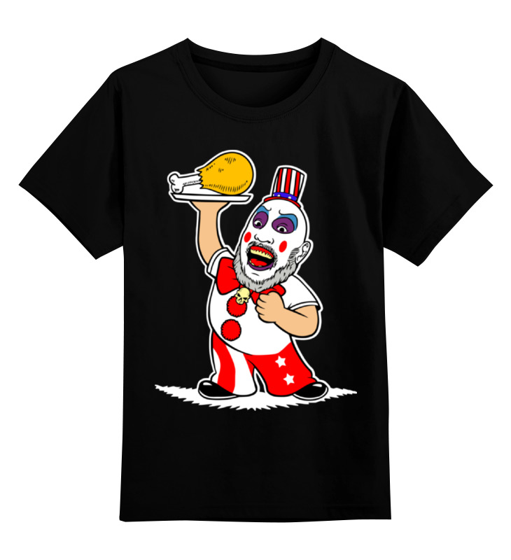 

Детская футболка Printio Капитан сполдинг captain spaulding цв.черный р.116, 0000002067308