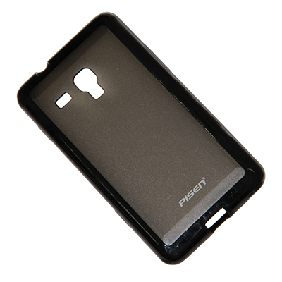 

Чехол для Samsung S7530 задняя крышка пластиково-силиконовый Pisen <черный>