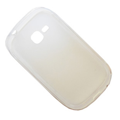 Чехол для Samsung S5292 силиконовый матовый <прозрачный>