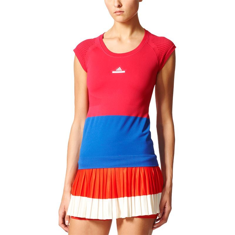 

Футболка женская Adidas BQ3465 красная M INT, BQ3465