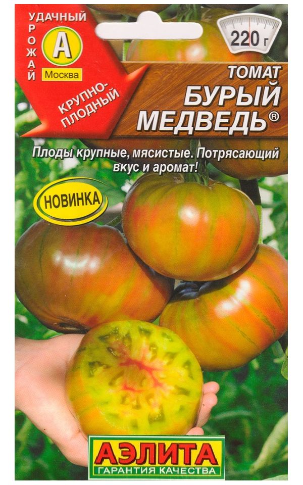 

Семена томат Аэлита Бурый медведь 1 уп.