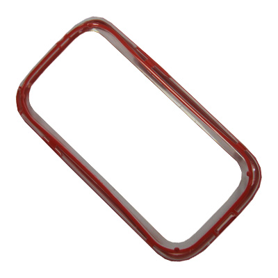 фото Чехол для samsung i9300/i9305 (galaxy s3) бампер пластиковый vser <красно-прозрачный> promise mobile