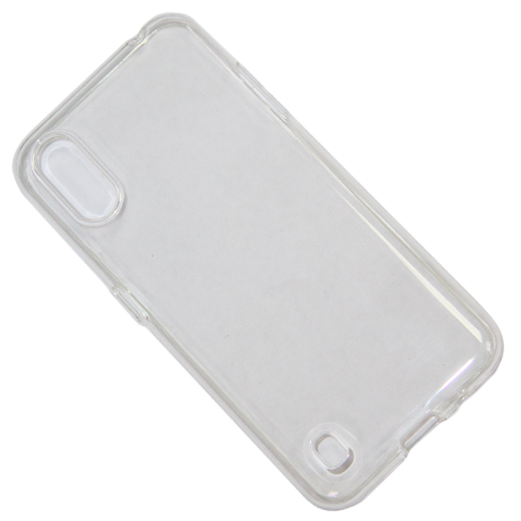 фото Чехол для samsung sm-a015f (galaxy a01), sm-m015f (galaxy m01) (0,9 mm) <прозрачный> promise mobile