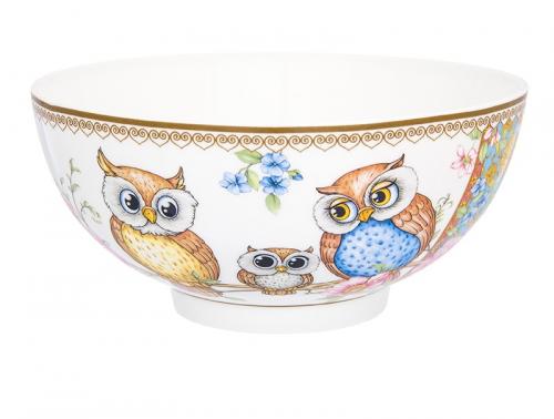 

Салатник Elan gallery, Совушки, 15 см, Белый;коричневый;голубой, Elan Gallery-23