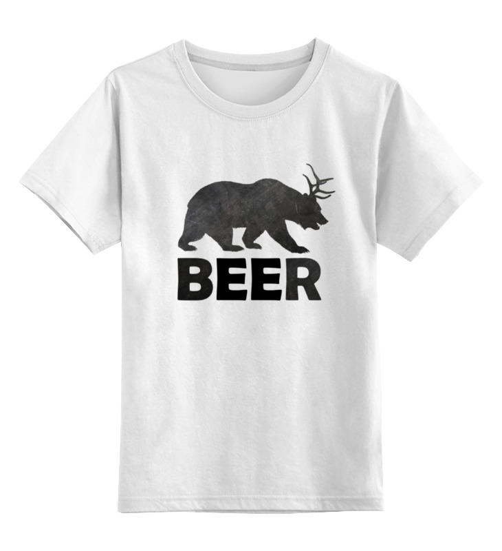 

Детская футболка классическая унисекс Printio Beer (bear), Разноцветный, 0000001604408