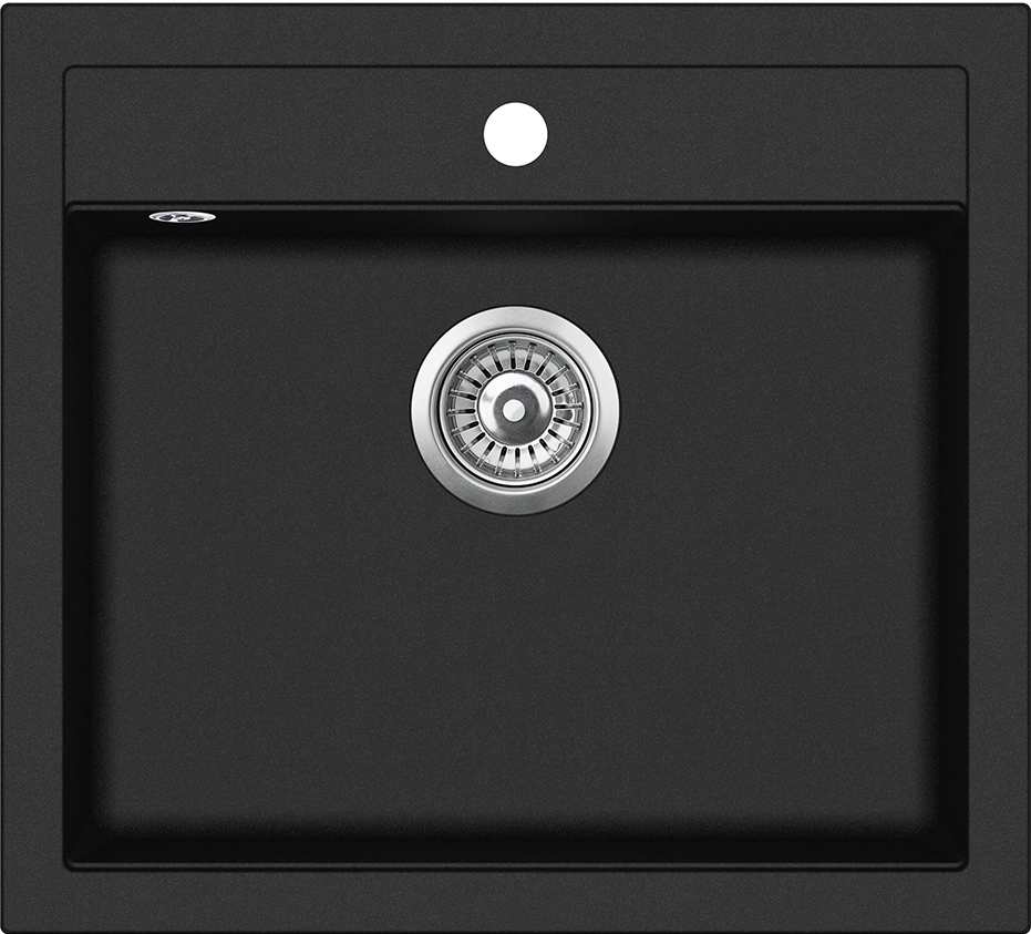 фото Мойка для кухни гранитная aquasanita quadro sqq 100 w 601