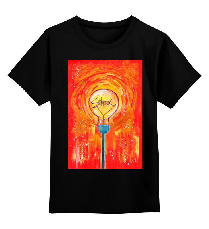 

Детская футболка Printio School цв.черный р.128, 0000002230646