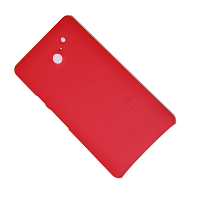 фото Чехол для huawei ascend d2 (hw-03e) задняя крышка пластик ребристый nillkin <красный> promise mobile