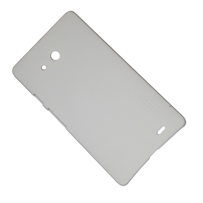 

Чехол для Huawei Ascend Mate (MT1-U06) задняя крышка пластик ребристый Nillkin <белый>