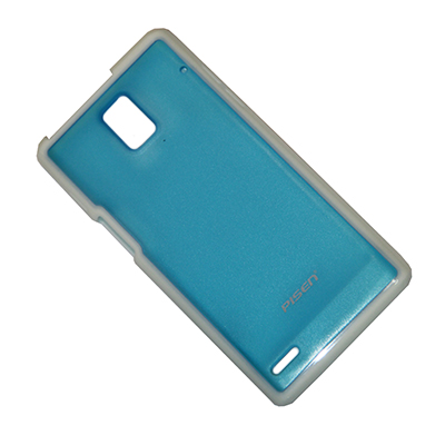 фото Чехол для huawei u9200 (ascend p1) задняя крышка пластиково-силиконовый pisen <синий> promise mobile