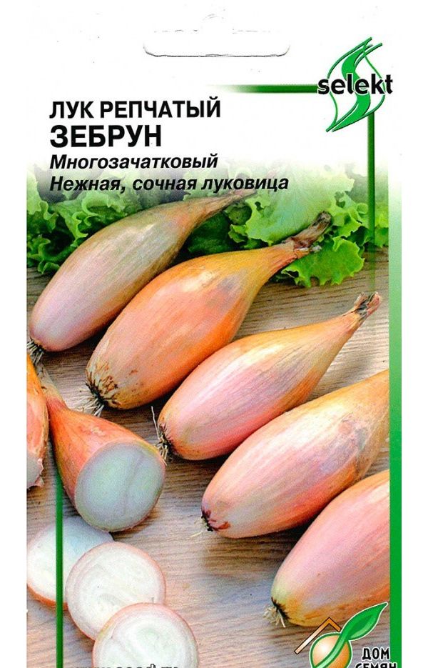 

Семена лук репчатый Дом семян Зебрун многозачатковый 1 уп.
