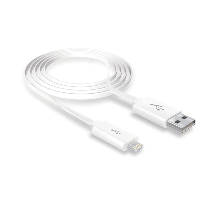 фото Кабель craftmann usb - apple lightning craftmann, white, 2 м.