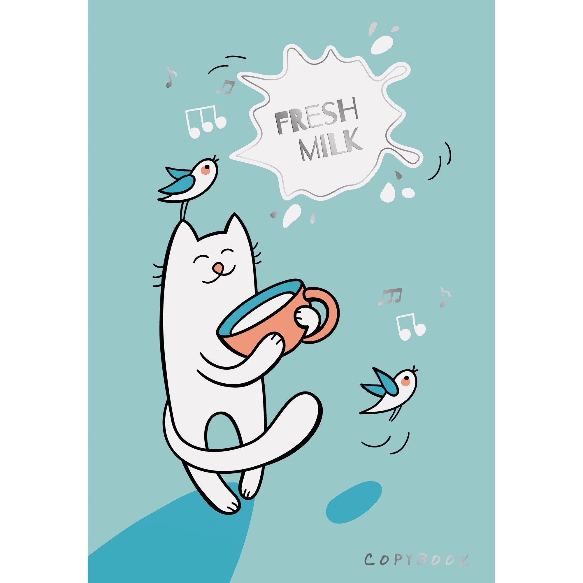 

Тетрадь Simple joys. (А4-, 40л, шкс, клетка), Listoff, ТФМ4406897