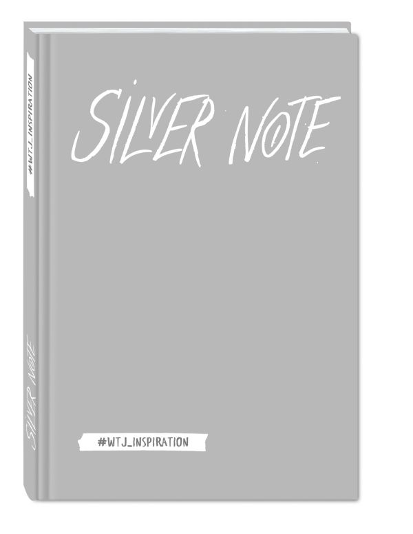 

Silver Note. Креативный блокнот с серебряными страницами (твердый переплет)