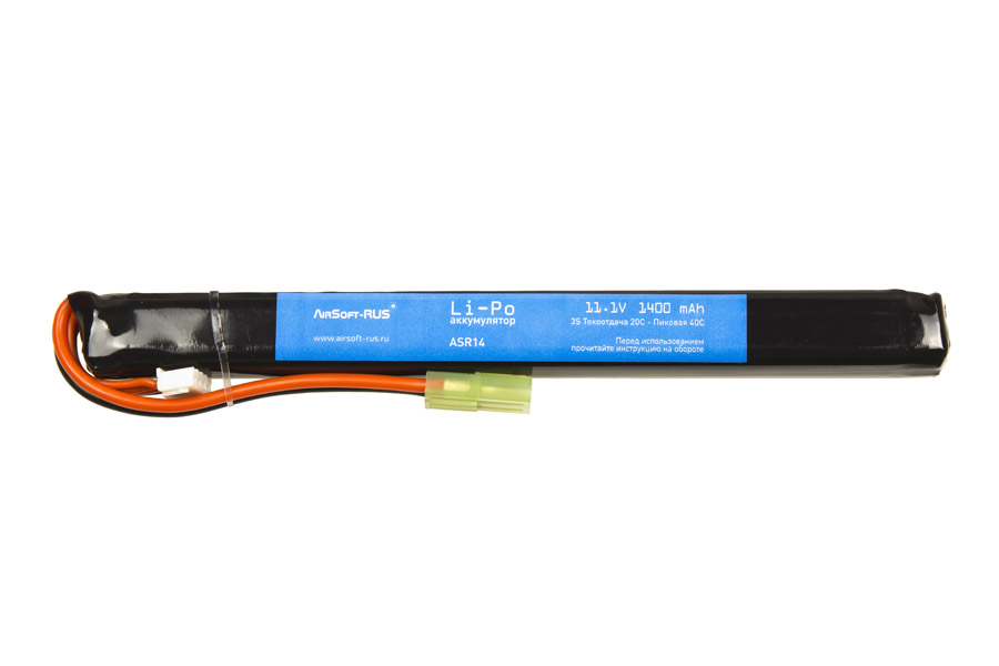 фото Аккумулятор li-po 11,1v 1400 mah (asr14)