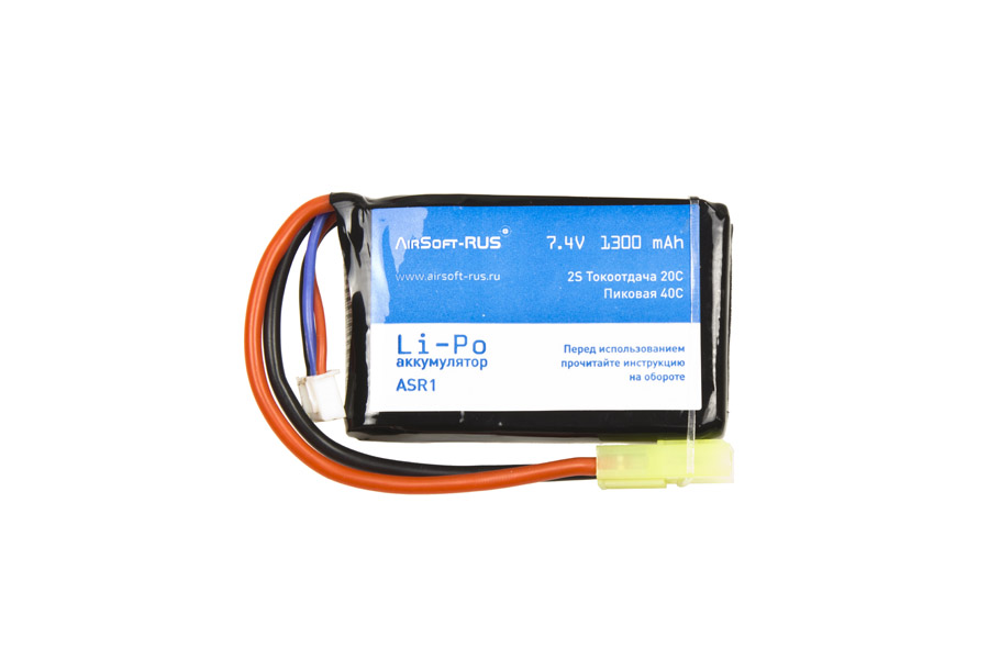 Аккумулятор Li-Po 74V 1300 mAh ASR1 2880₽