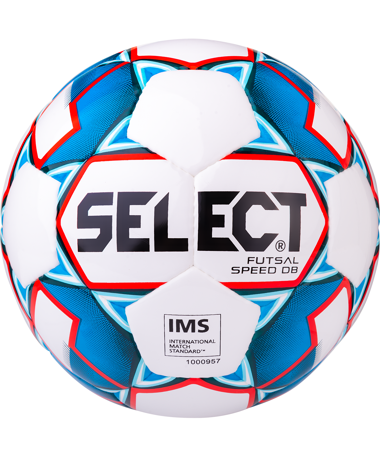 

Select Мяч футзальный Futsal Speed DB IMS 850118, №4, белый/синий/красный - 4, Futsal Speed DB IMS 850118