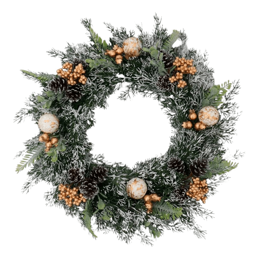 Подвесное украшение B&H Венок рождественский натюрморт