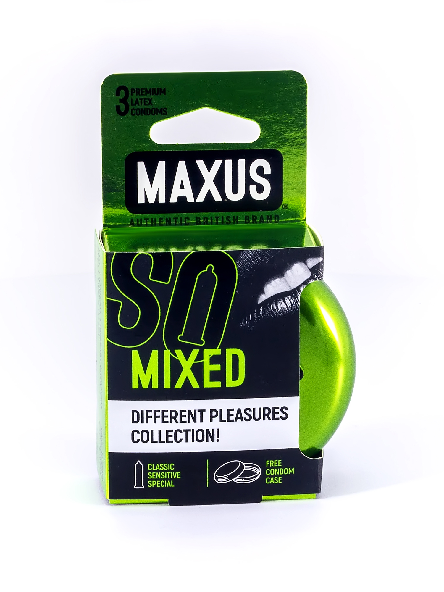 Купить Презервативы Maxus Mixed в железном кейсе набор 3 шт.
