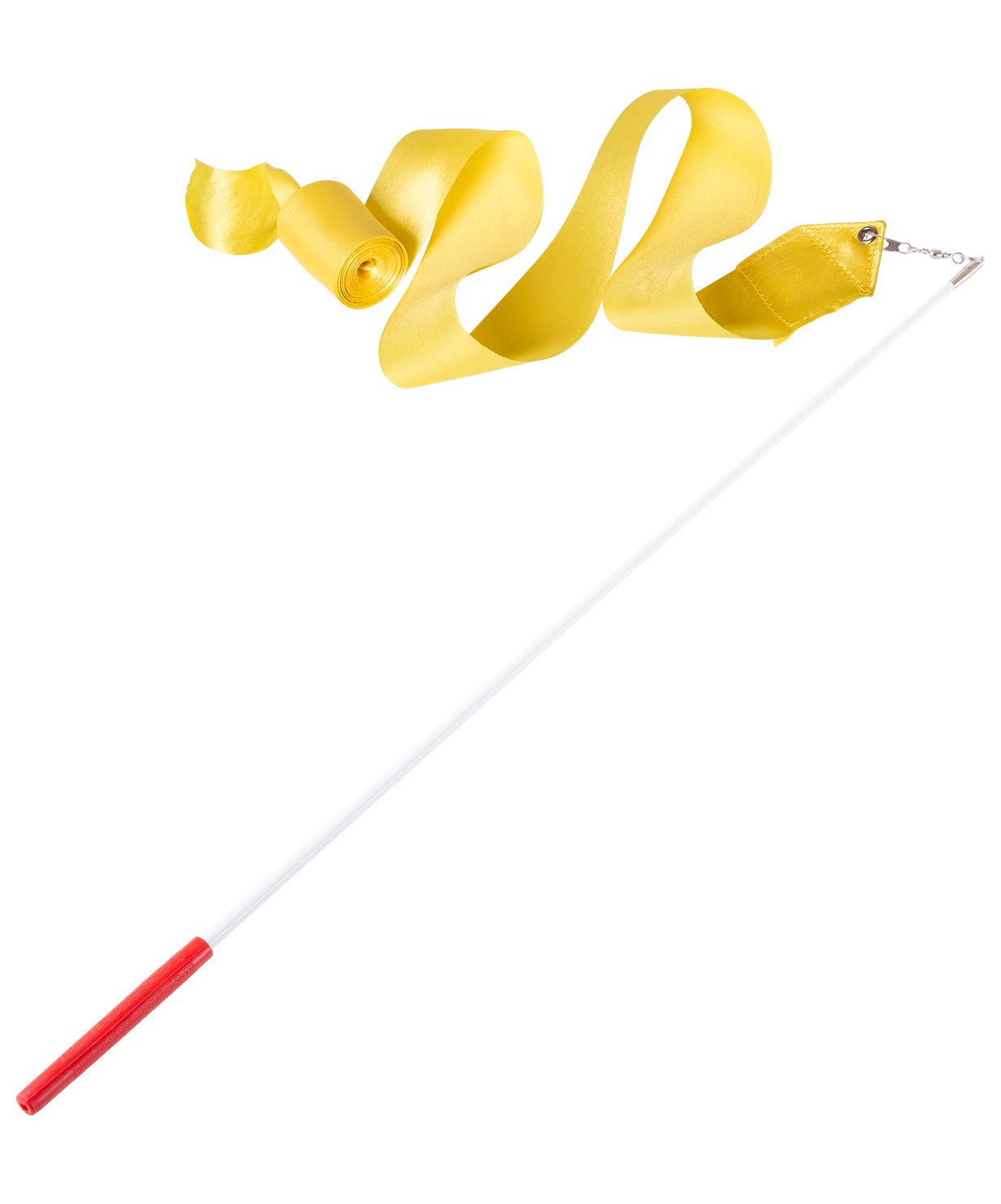 

Amely Лента для художественной гимнастики AGR-301 4м, с палочкой 46 см, желтый, AGR-301 4м