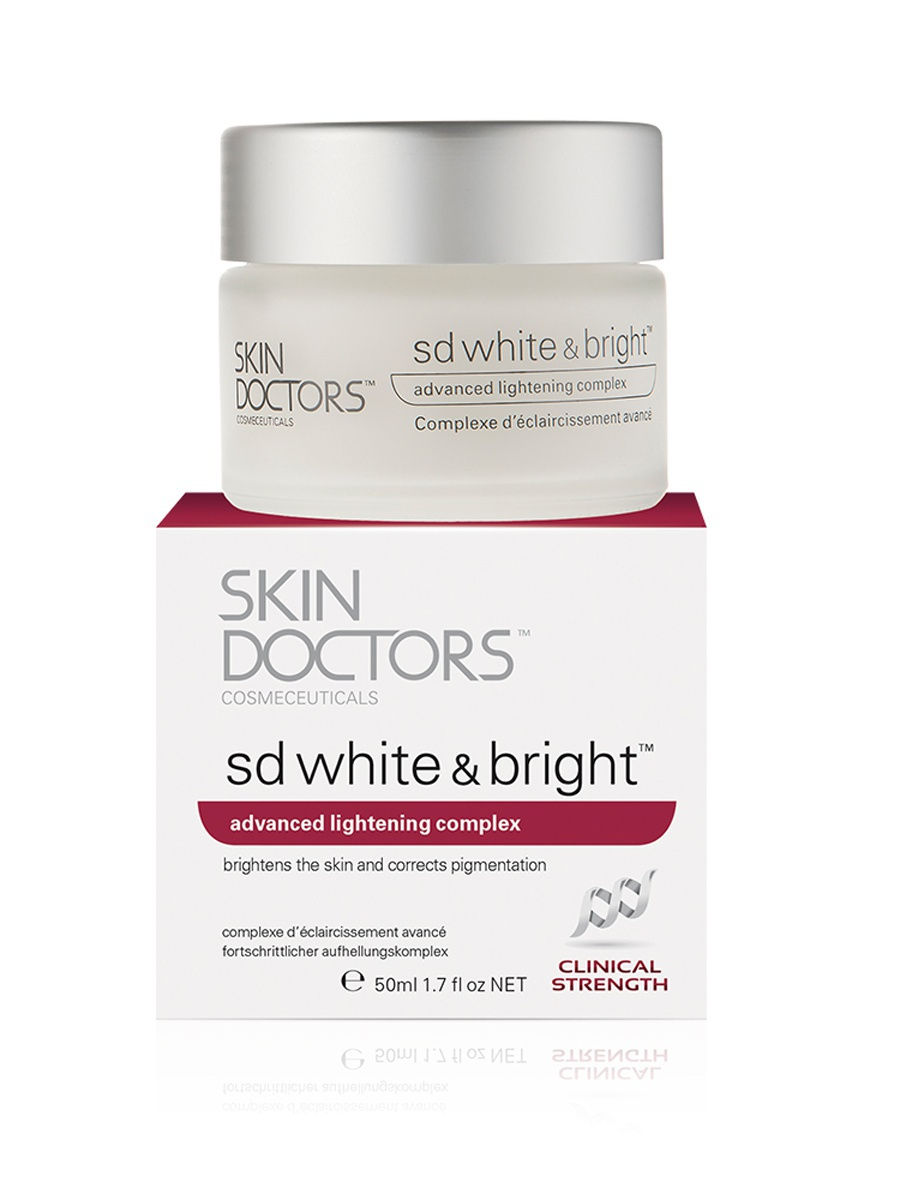 фото Skindoctors отбеливающий крем для лица и тела sd white & bright, 50 мл skin doctors