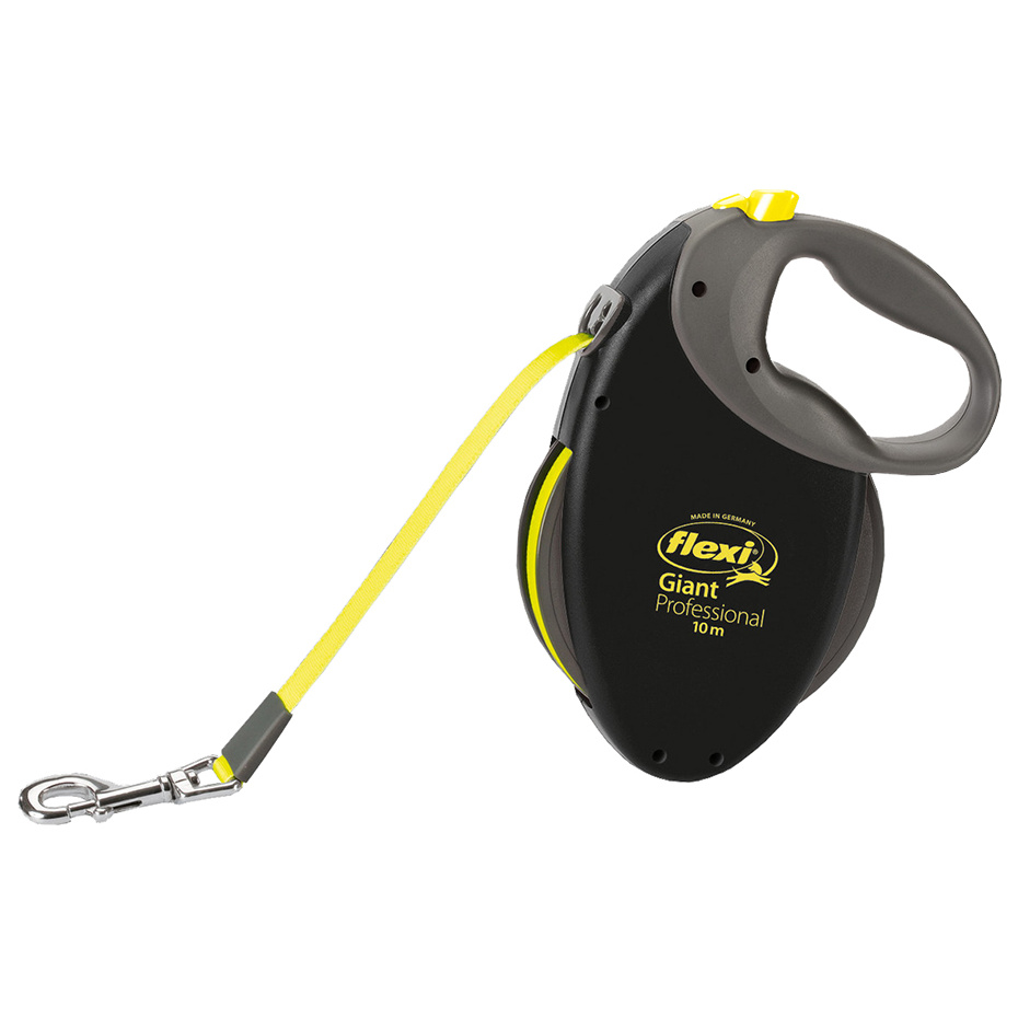 

Поводок-рулетка Flexi Giant Neon Professional L, черный, Giant Neon Professional