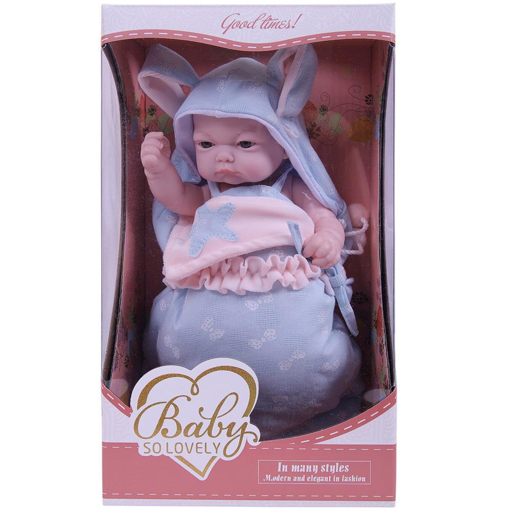 Пупс Junfa toysBaby So Lovely в голубом конверте, 25 см