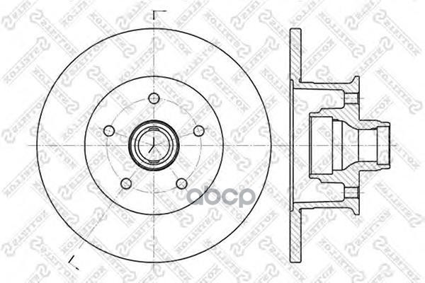 

Тормозной диск Stellox 6020-4720-SX
